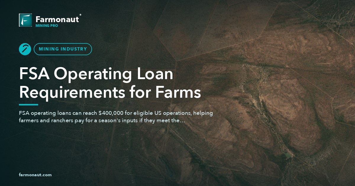 Fsa Operating Loan Requirements For Farms
