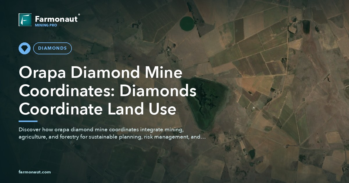 Orapa Diamond Mine Coordinates: Diamonds Coordinate Land Use