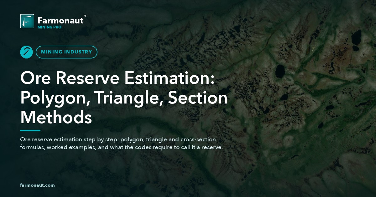 Ore Reserve Estimation: Polygon, Triangle, Section Methods