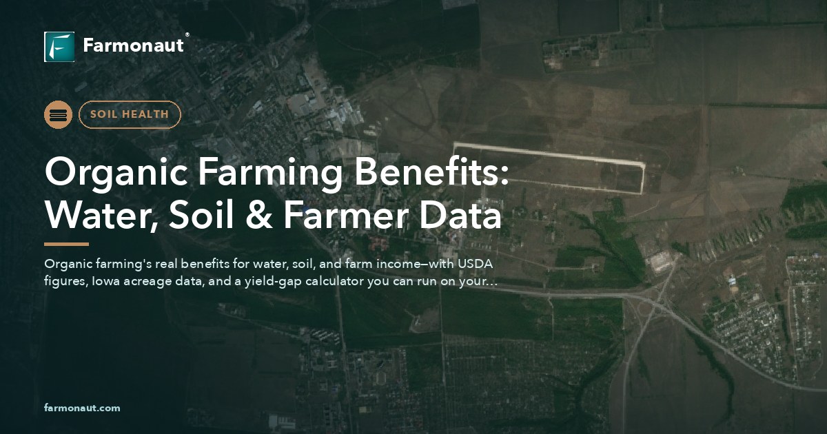 Organic Farming Benefits: Water, Soil &Amp; Farmer Data