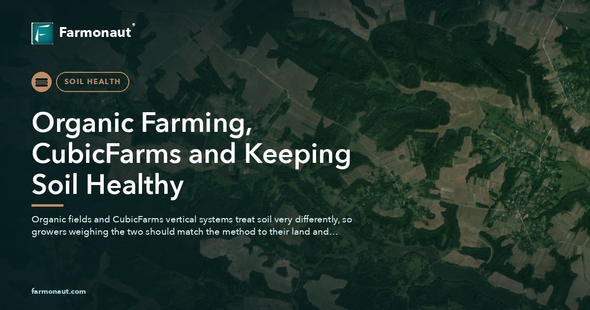 Organic Farming, Cubicfarms And Keeping Soil Healthy