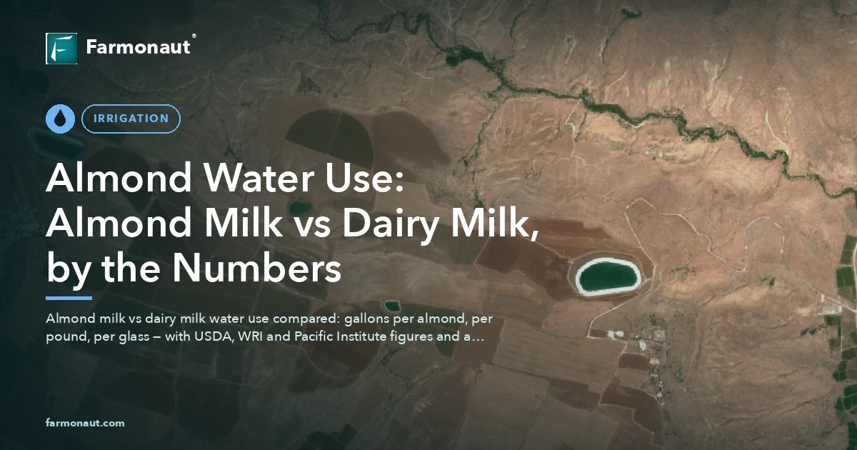 Almond Water Use: Almond Milk Vs Dairy Milk, By The Numbers 154 Almond Water Use: Almond Milk Vs Dairy Milk, By The Numbers