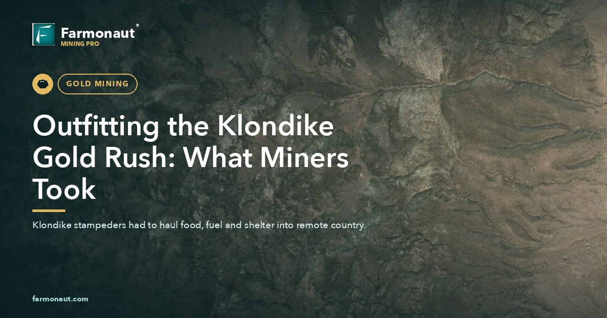 Outfitting The Klondike Gold Rush: What Miners Took