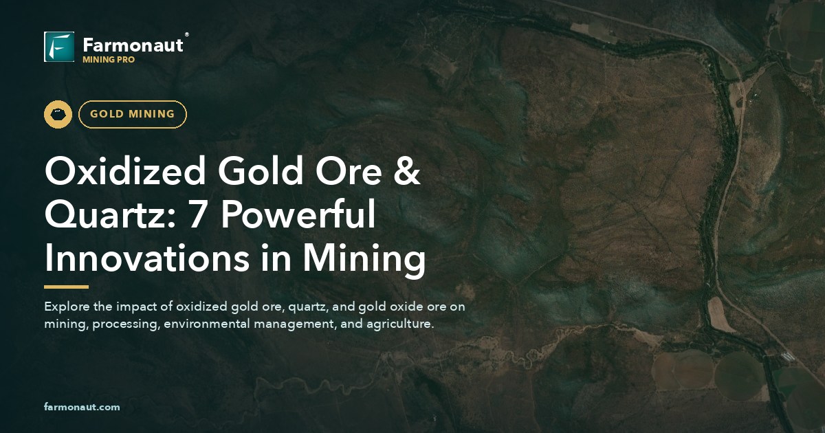 Oxidized Gold Ore &Amp; Quartz: 7 Powerful Innovations In Mining