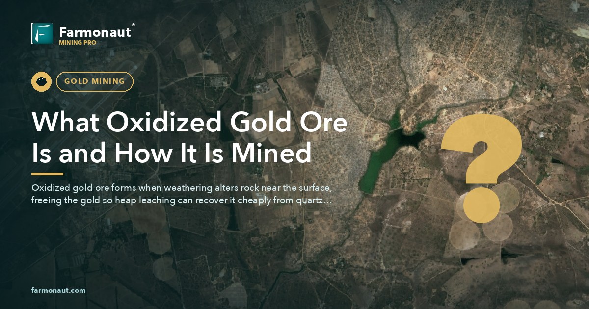 What Oxidized Gold Ore Is And How It Is Mined