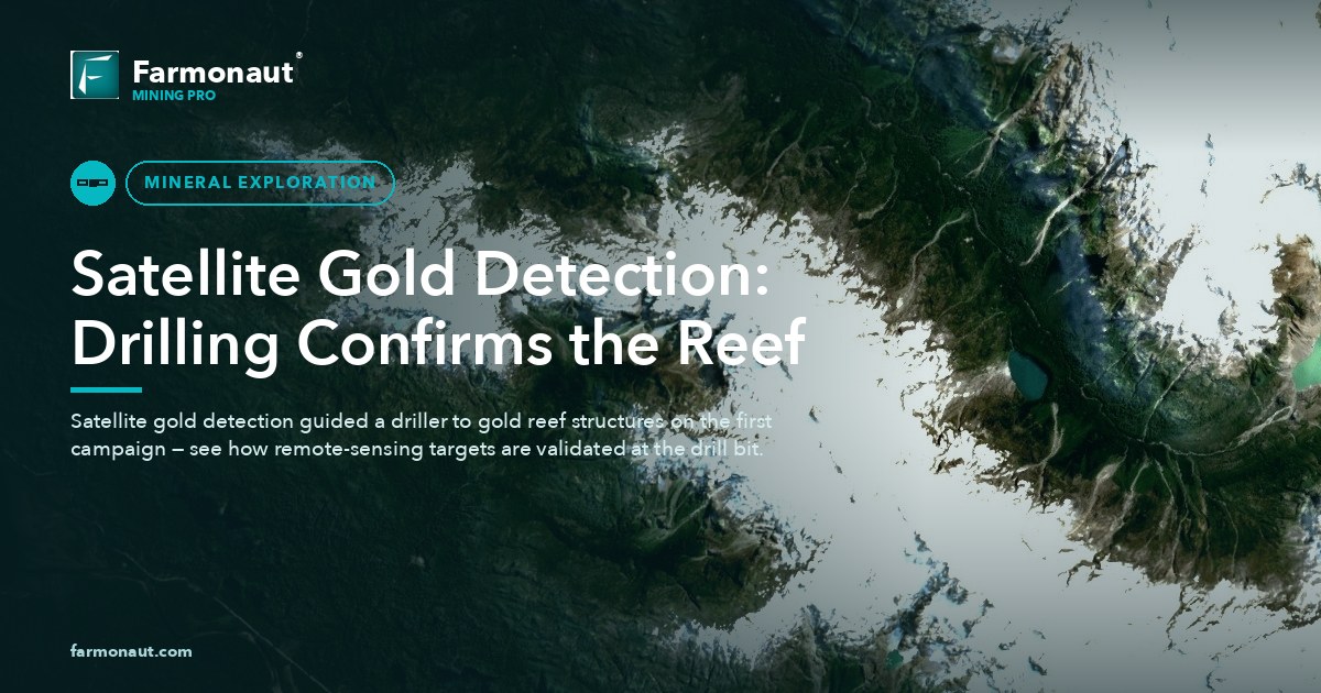 Satellite Gold Detection: Drilling Confirms The Reef