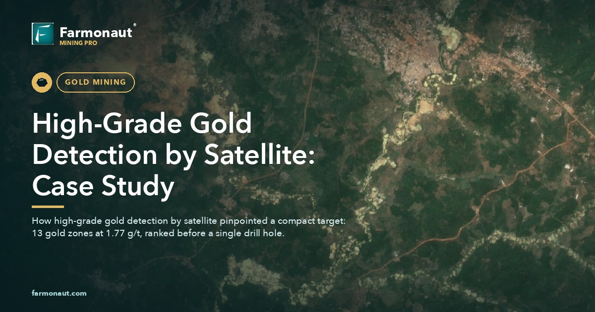 High-Grade Gold Detection By Satellite: 13 Target Zones At 1.77 G/T