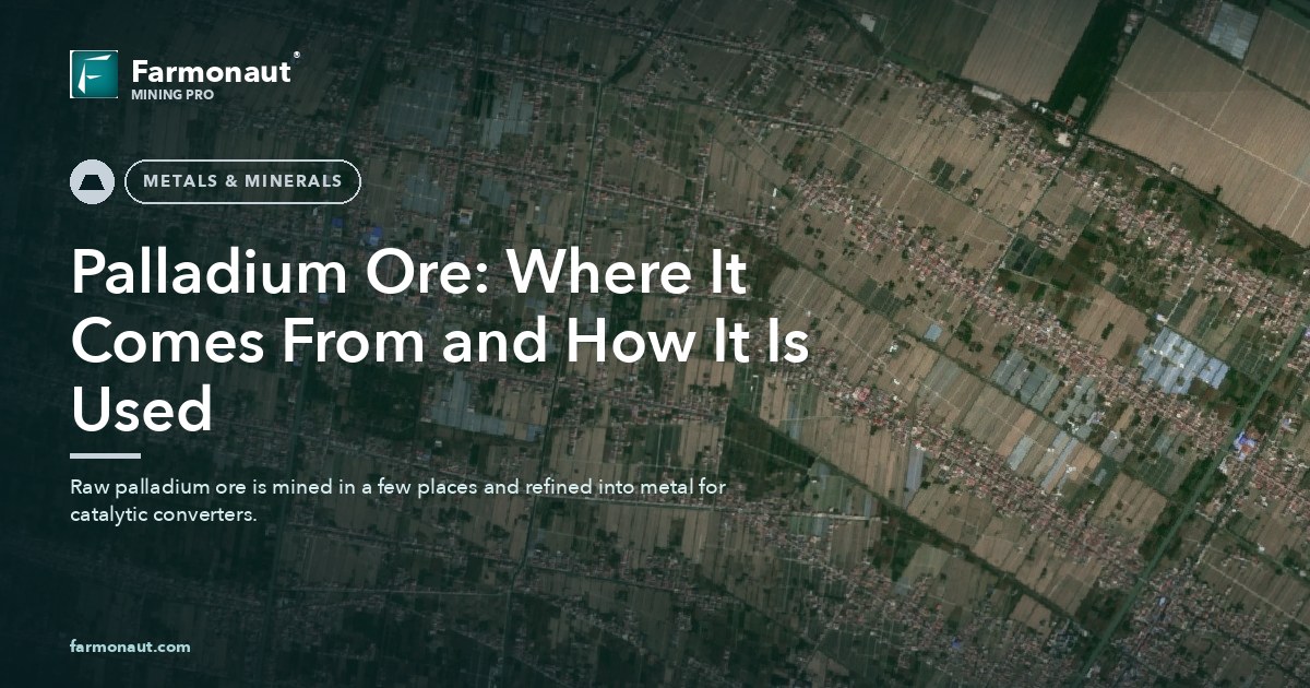 Palladium Ore: Where It Comes From And How It Is Used