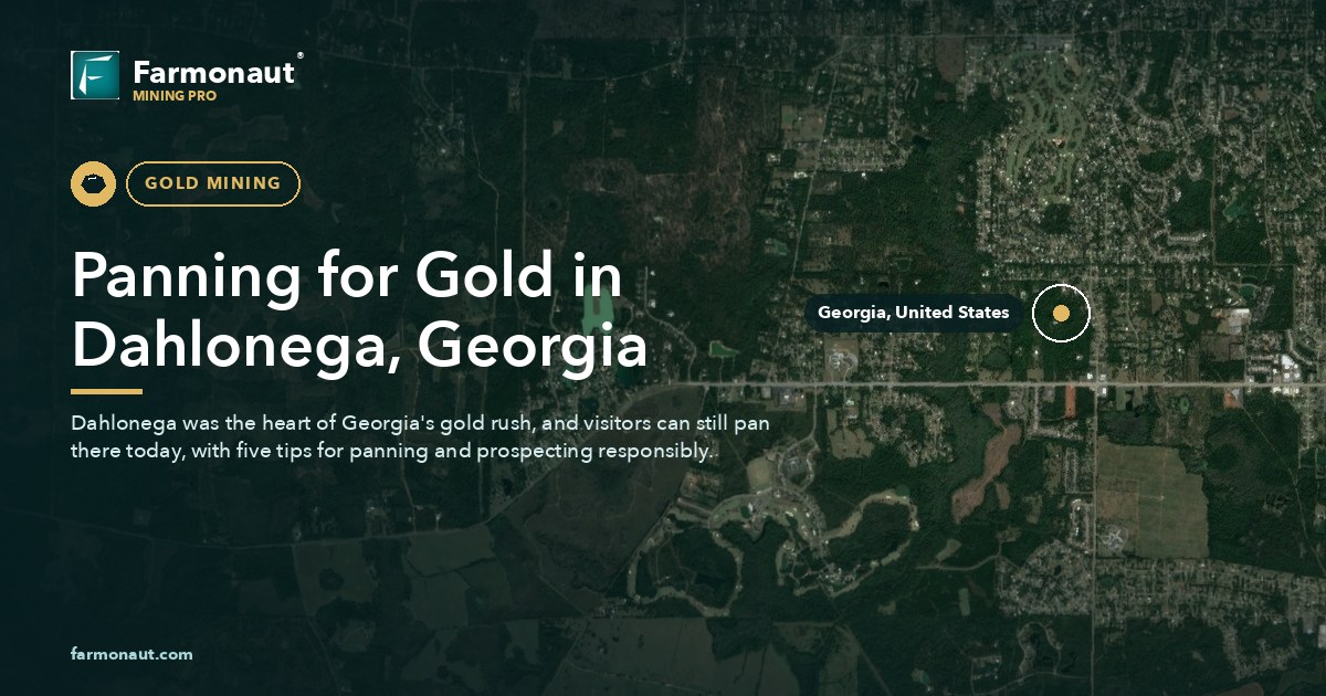 Panning For Gold In Dahlonega, Georgia