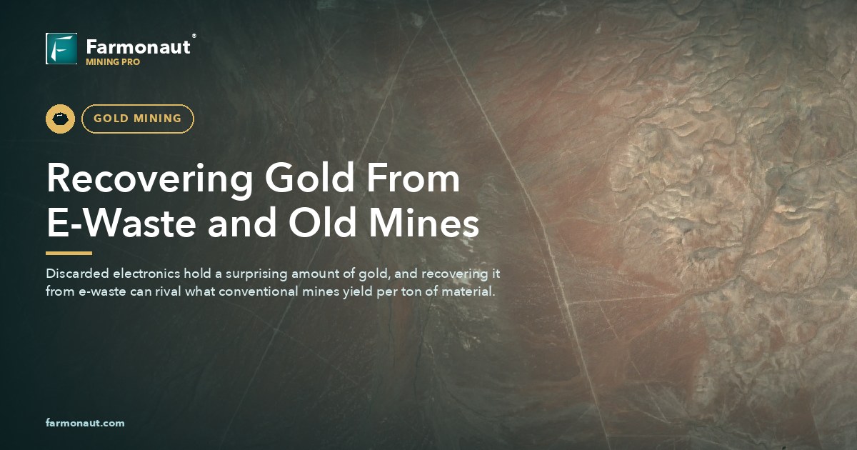 Recovering Gold From E-Waste And Old Mines