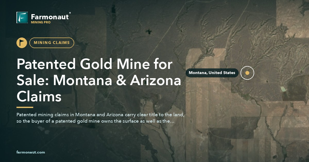 Patented Gold Mine For Sale: Montana &Amp; Arizona Claims
