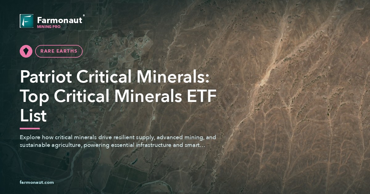 Patriot Critical Minerals: Top Critical Minerals Etf List
