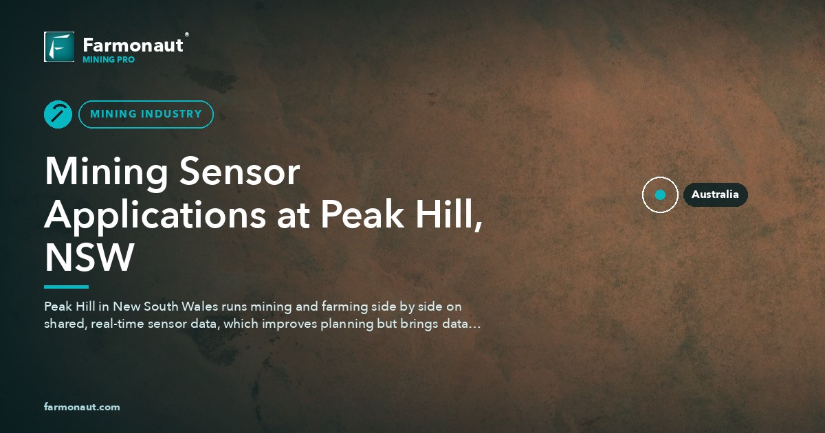Mining Sensor Applications At Peak Hill, Nsw
