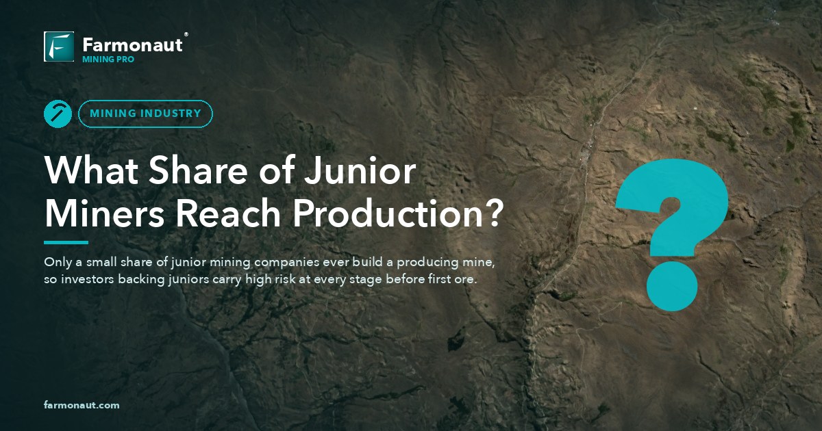What Share Of Junior Miners Reach Production?