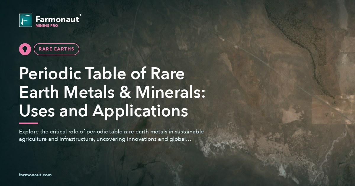Periodic Table Of Rare Earth Metals &Amp; Minerals: Uses And Applications