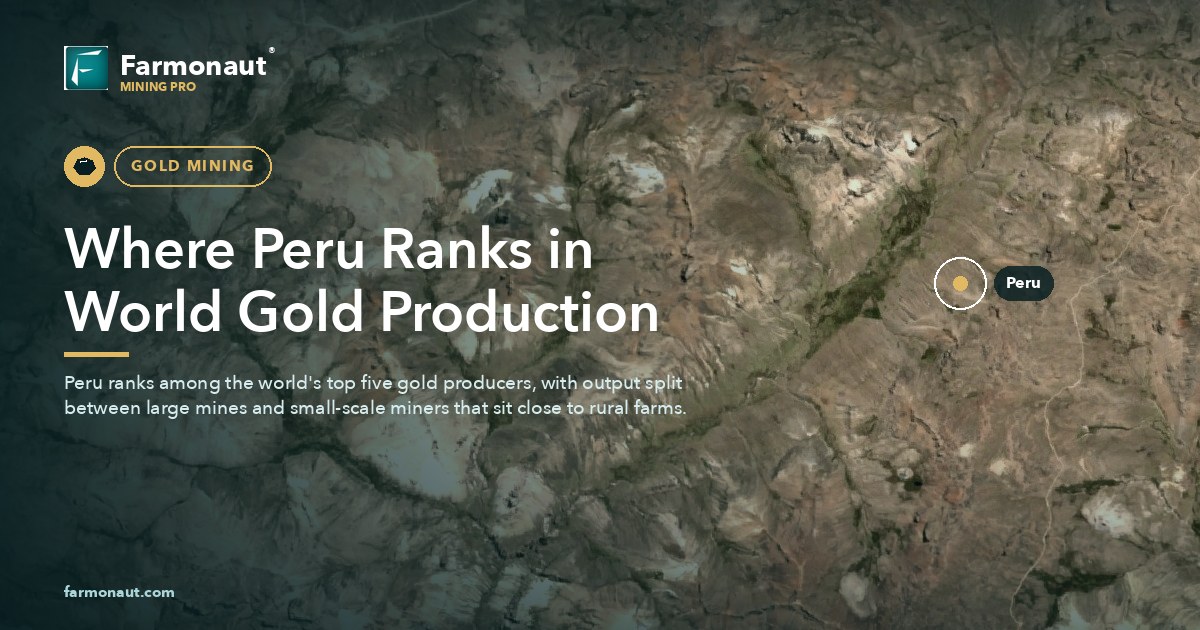 Where Peru Ranks In World Gold Production