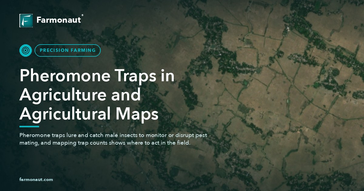 Pheromone Traps In Agriculture And Agricultural Maps