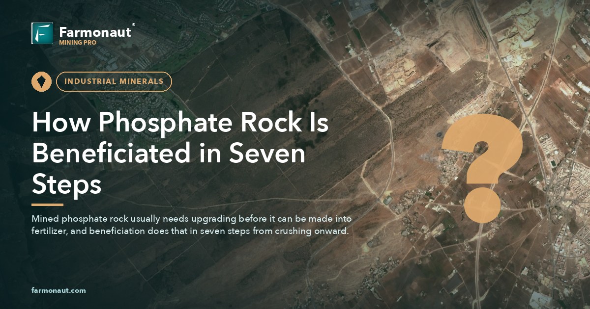 How Phosphate Rock Is Beneficiated In Seven Steps