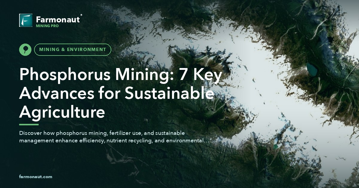 Phosphorus Mining: 7 Key Advances For Sustainable Agriculture