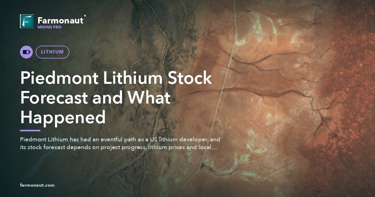 Piedmont Lithium Stock Forecast And What Happened