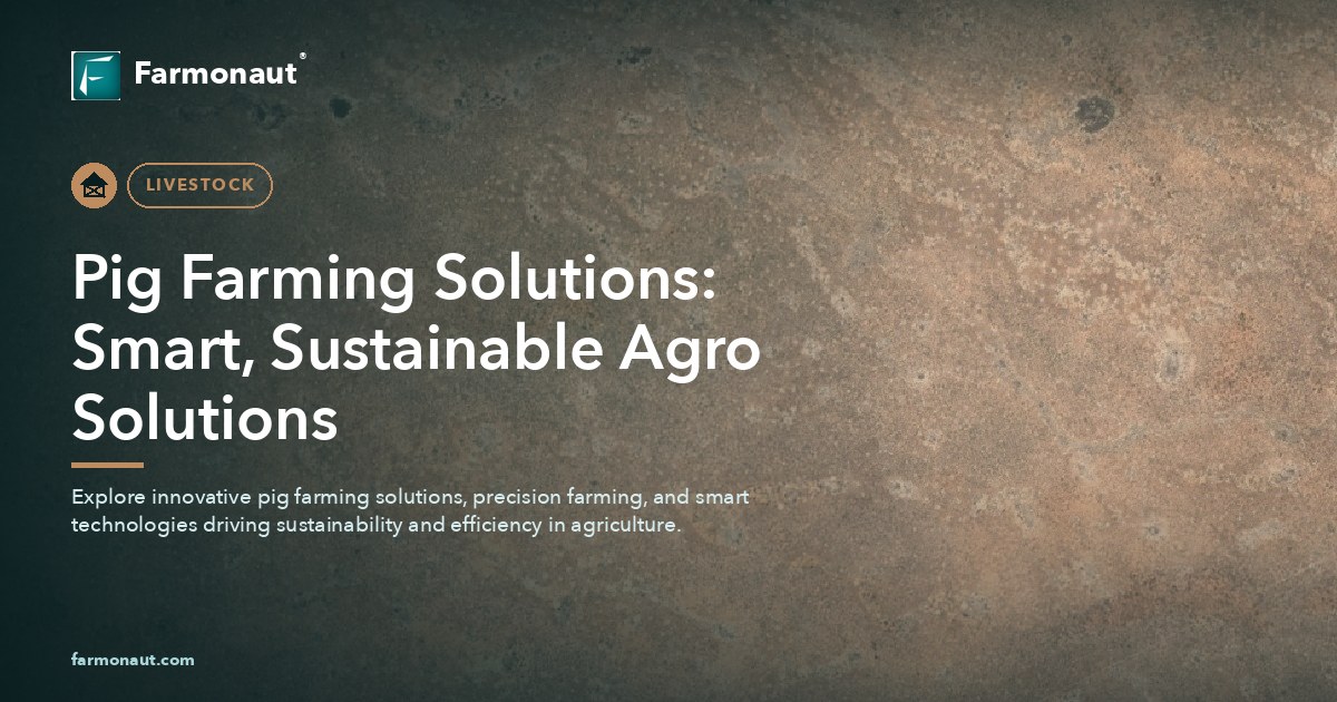 Pig Farming Solutions: Smart, Sustainable Agro Solutions