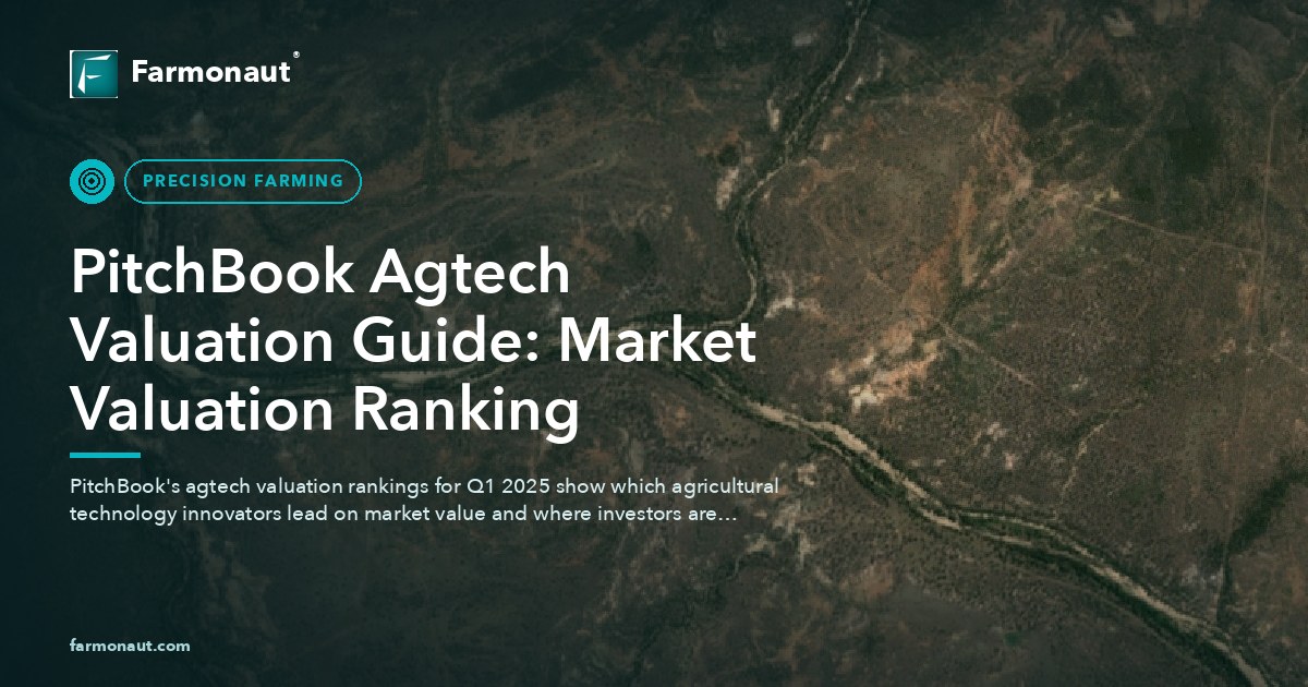 Pitchbook Agtech Valuation Guide: Market Valuation Ranking