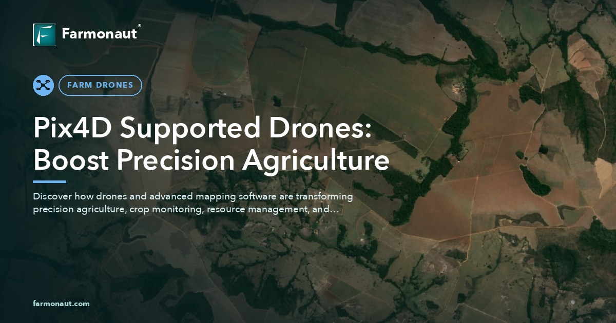 Pix4D Supported Drones: Boost Precision Agriculture