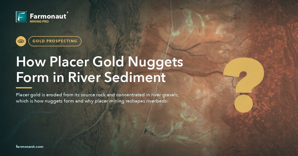 How Placer Gold Nuggets Form In River Sediment