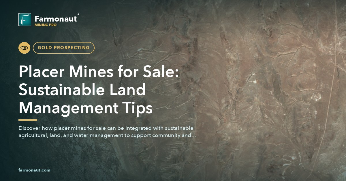 Placer Mines For Sale: Sustainable Land Management Tips