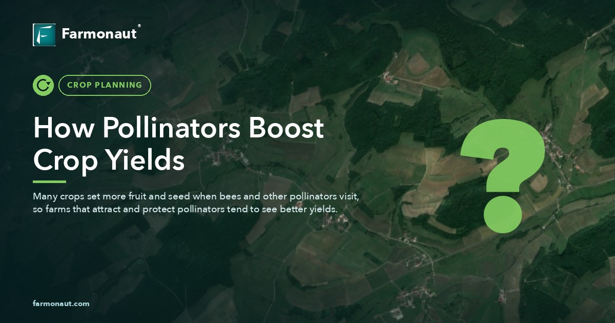 How Pollinators Boost Crop Yields