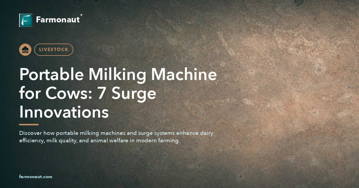 Portable Milking Machine For Cows: 7 Surge Innovations