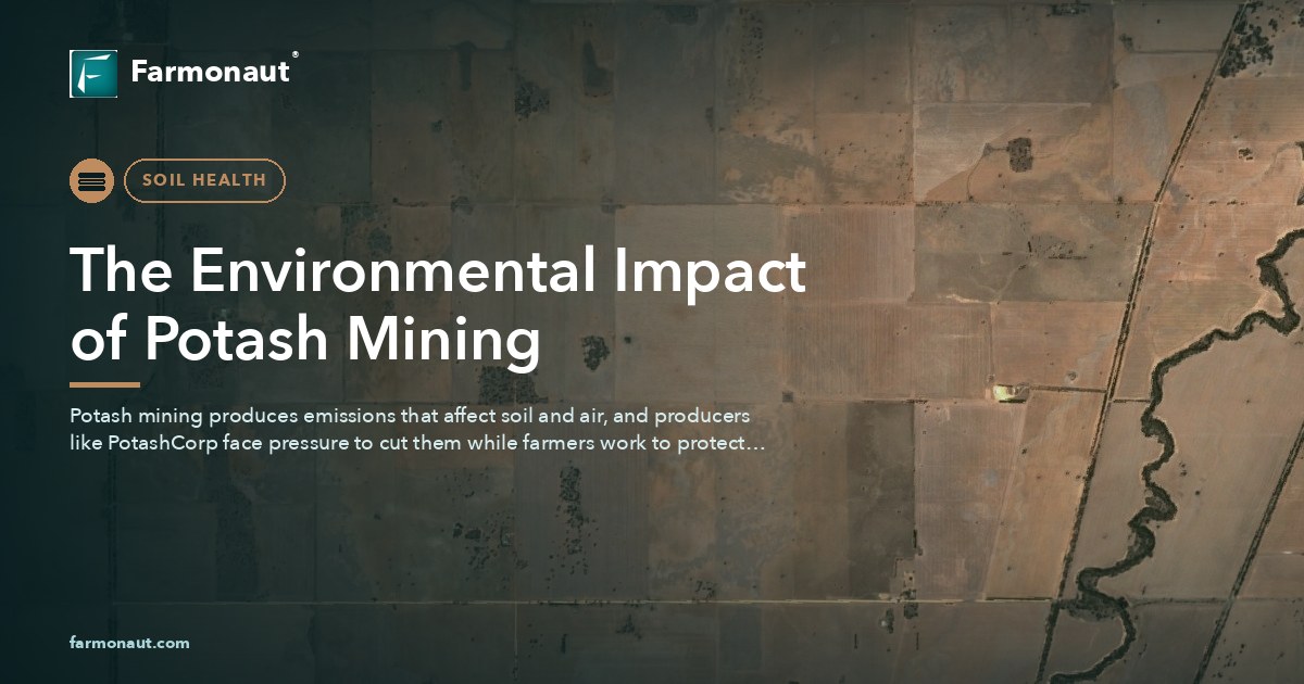 Potashcorp Emissions: 7 Powerful Ways To Boost Soil Health 110 The Environmental Impact Of Potash Mining
