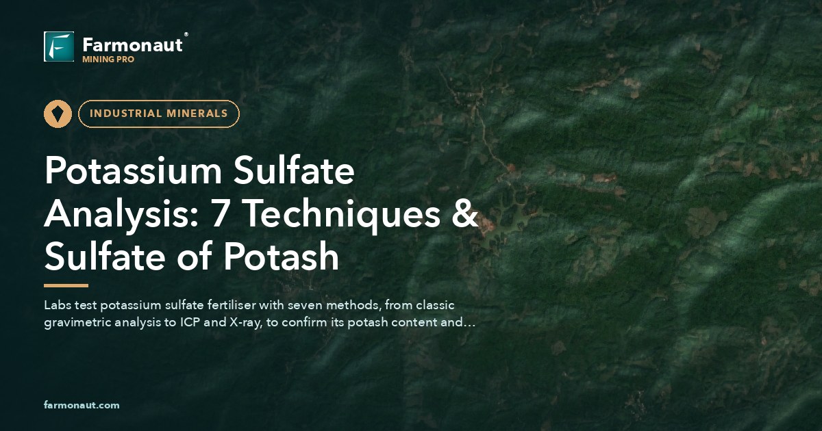 Potassium Sulfate Analysis: 7 Techniques &Amp; Sulfate Of Potash
