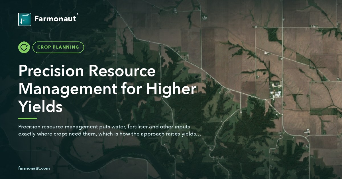 Precision Resource Management For Higher Yields