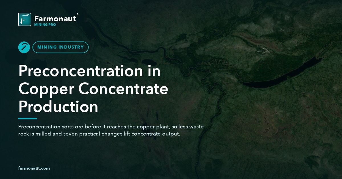 Preconcentration In Copper Concentrate Production
