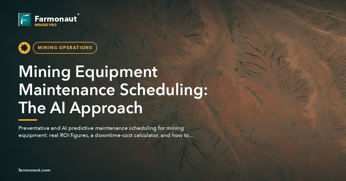 Mining Equipment Maintenance Scheduling: The Ai Approach