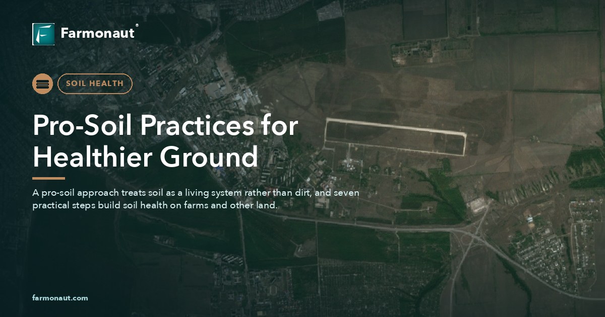 Pro-Soil Practices For Healthier Ground