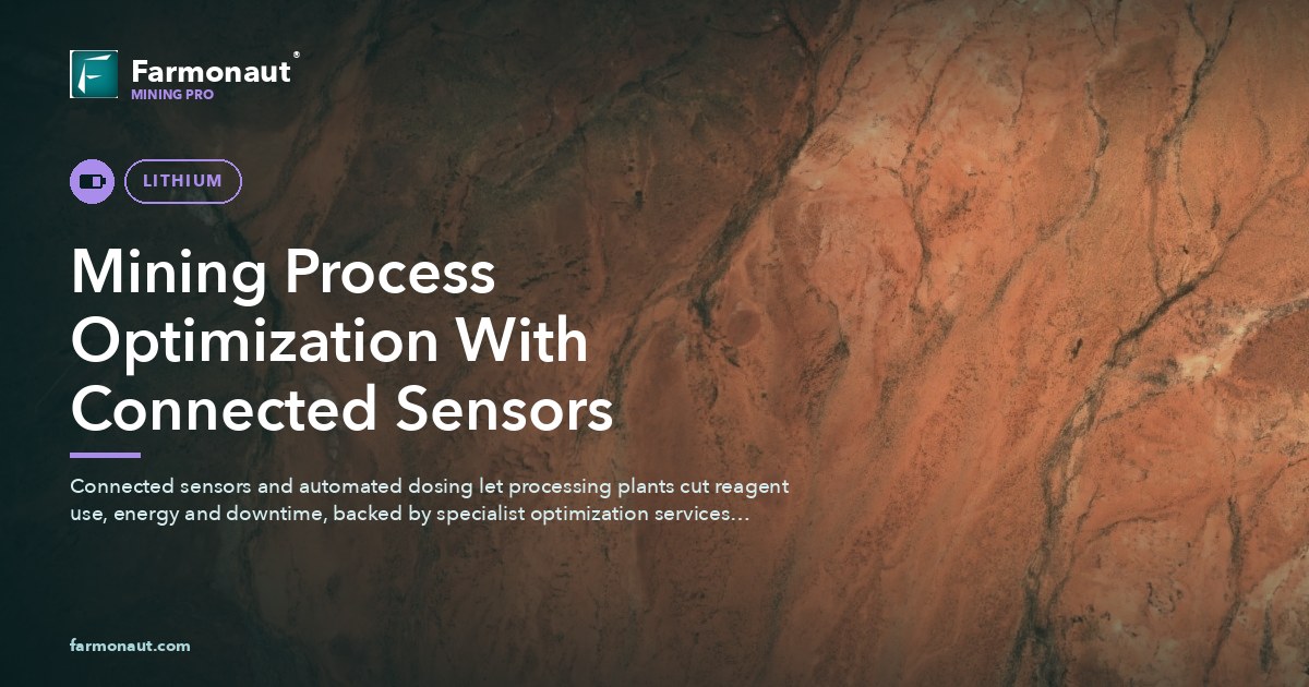 Mining Process Optimization With Connected Sensors