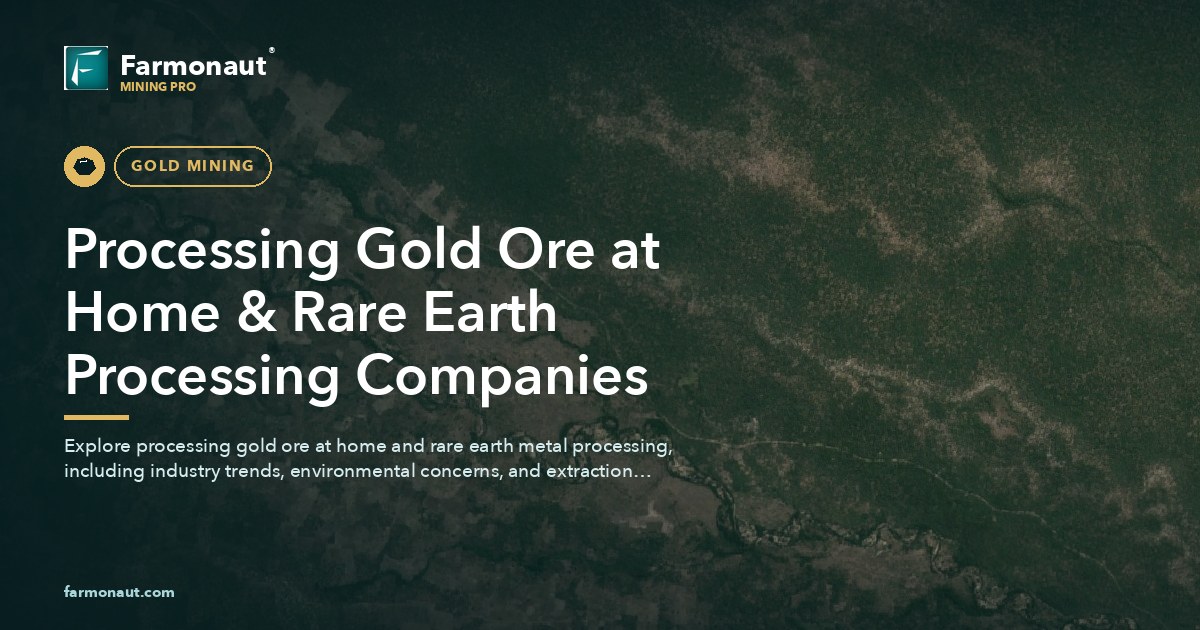 Processing Gold Ore At Home &Amp; Rare Earth Processing Companies