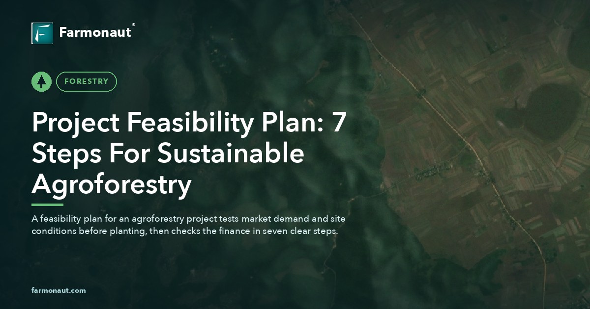 Project Feasibility Plan: 7 Steps For Sustainable Agroforestry 117 Project Feasibility Plan: 7 Steps For Sustainable Agroforestry