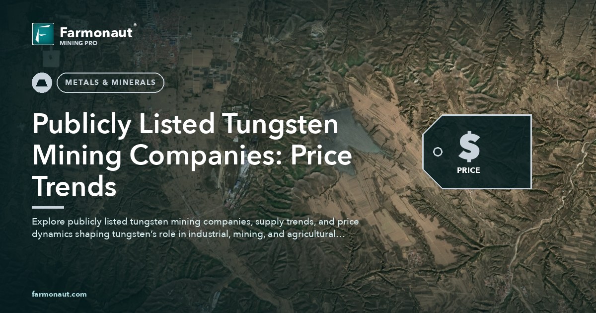 Publicly Listed Tungsten Mining Companies: Price Trends