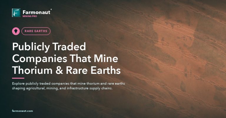 Publicly Traded Companies That Mine Thorium Rare Earths Farmonaut V2 3