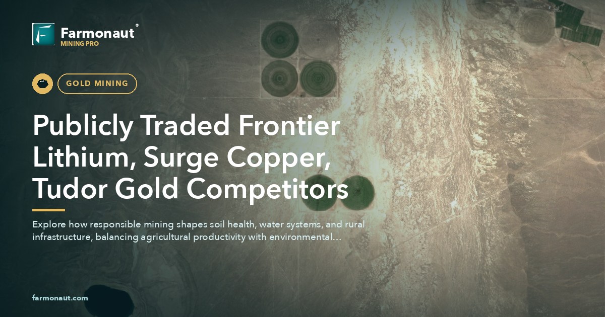 Publicly Traded Frontier Lithium, Surge Copper, Tudor Gold Competitors