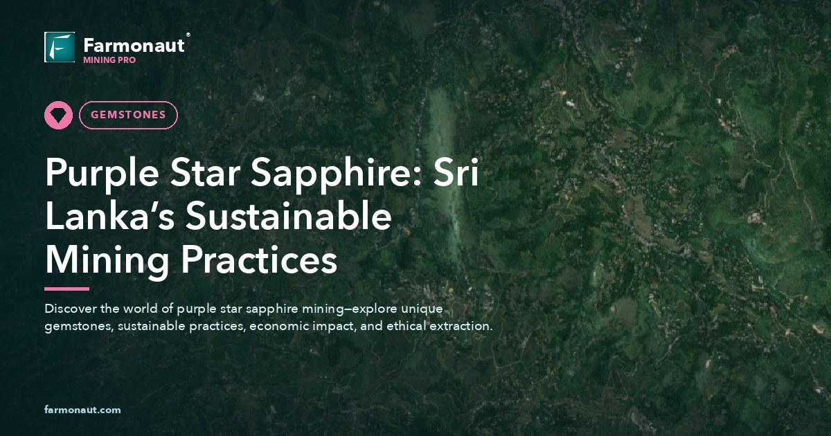 Purple Star Sapphire: Sri Lanka’s Sustainable Mining Practices