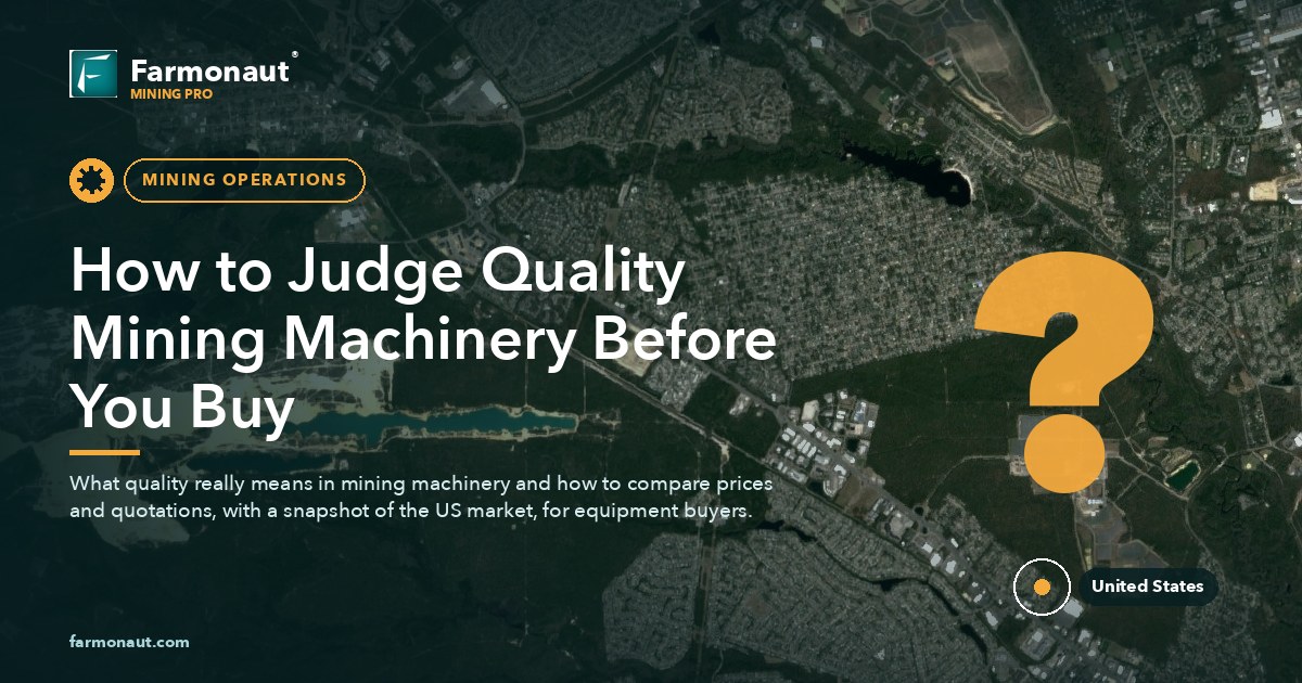 Quality Mining Machinery For Sale: Us Buyer'S Guide 36 How To Judge Quality Mining Machinery Before You Buy