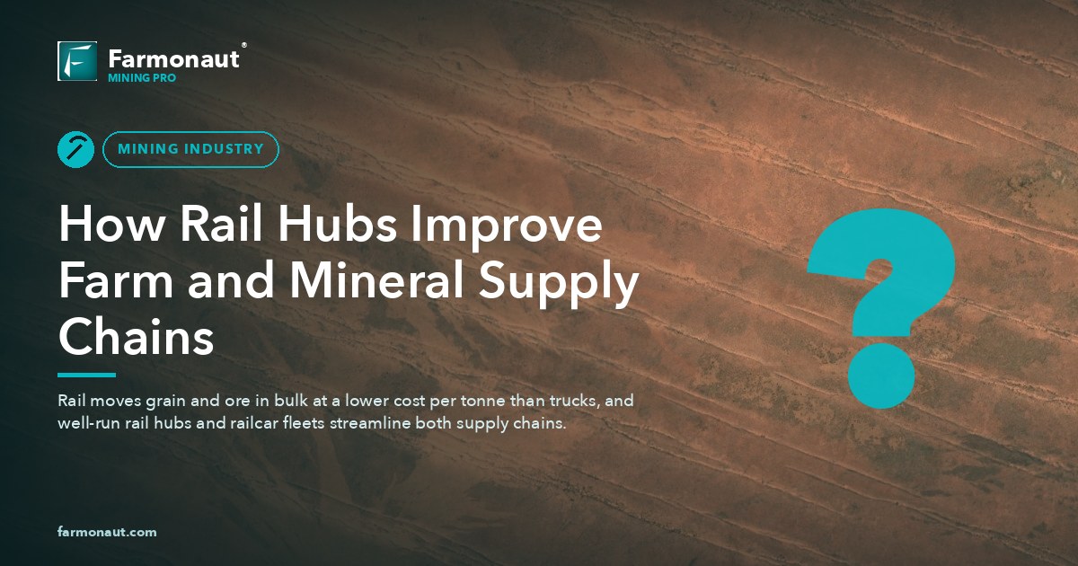 How Rail Hubs Improve Farm And Mineral Supply Chains