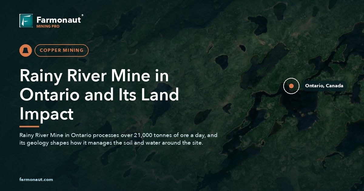 Rainy River Mine In Ontario And Its Land Impact