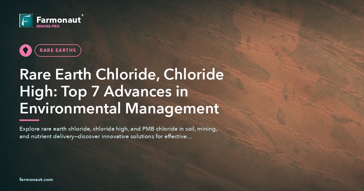 Rare Earth Chloride, Chloride High: Top 7 Advances In Environmental Management