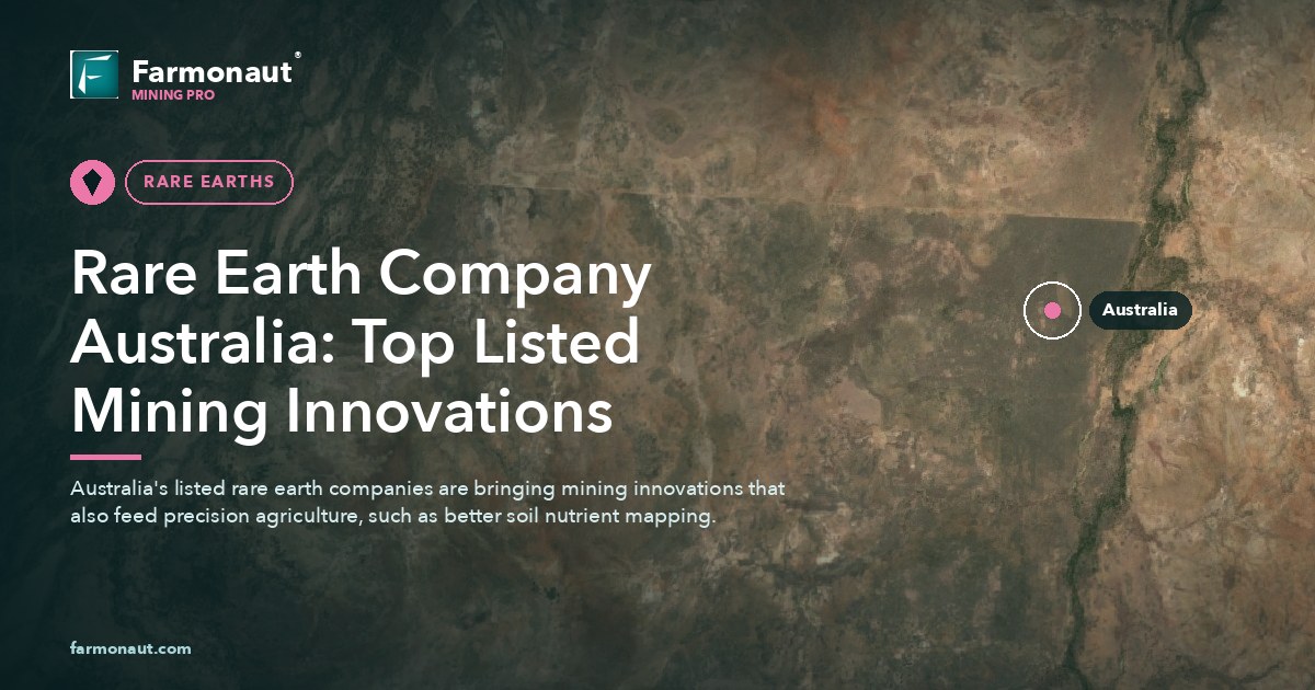 Rare Earth Company Australia: Top Listed Mining Innovations
