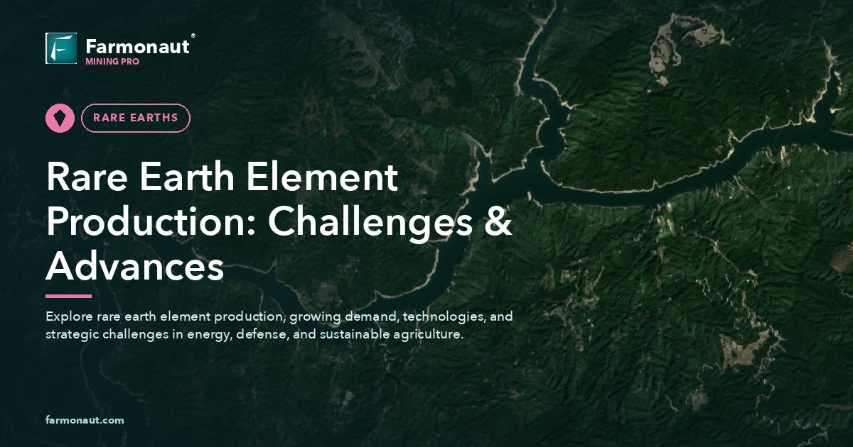 Rare Earth Element Production: Challenges &Amp; Advances